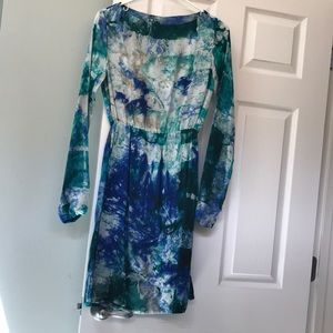 osei duro tie die longsleeve dress